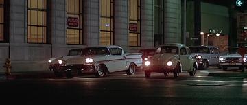 American Graffiti_Terry prangs the car on the strip