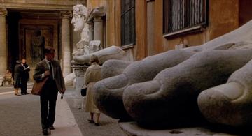 The Talented Mr. Ripley_Ripley admires sculptures