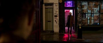 Last Night in Soho_The Silver-Haired man leaves a sex shop