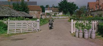 Lawrence of Arabia_Lawrence sets of on his motorbike