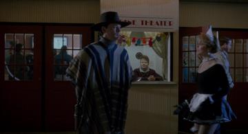 Groundhog Day_Phil and his date go to the movies