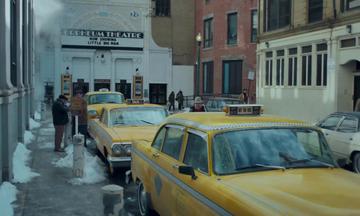 The Holdovers_Angus Hails a cab