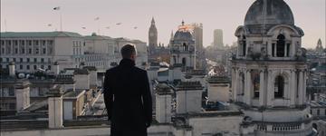 Skyfall_Bond looking out over London