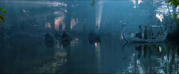 The Lord of the Rings The Fellowship of the Ring_The fellowship depart Lothlorien by boat