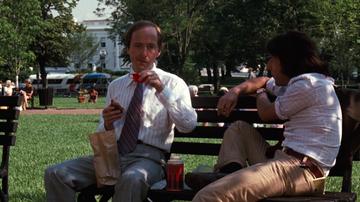 All The Presidents Men_Bernstein meets George at the park