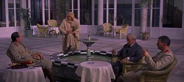 Lawrence of Arabia_The courtyard at the Cairo officer