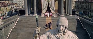 The Italian Job (1969)_The chase interrupts a wedding