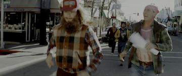 Forrest Gump_Forrest runs through town and steps in shit