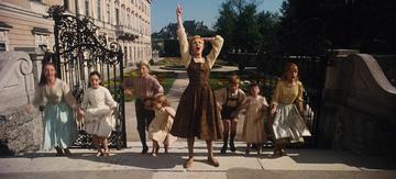 The Sound of Music_Maria and the children reach the top of the steps