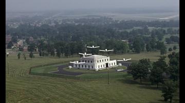 Goldfinger_Flying over Fort Knox