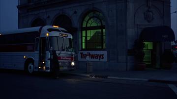 The Sure Thing_The bus station