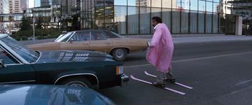 Superman III_Gus lands in the street