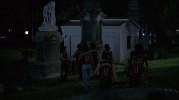 The Warriors_The Warriors escape to the graveyard