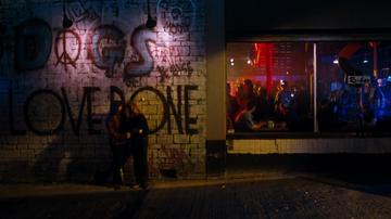 Singles_Linda is consoled outside the club